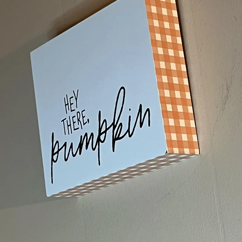 Target DISCONTINUED Hey There Pumpkin Fall Thanksgiving Canvas